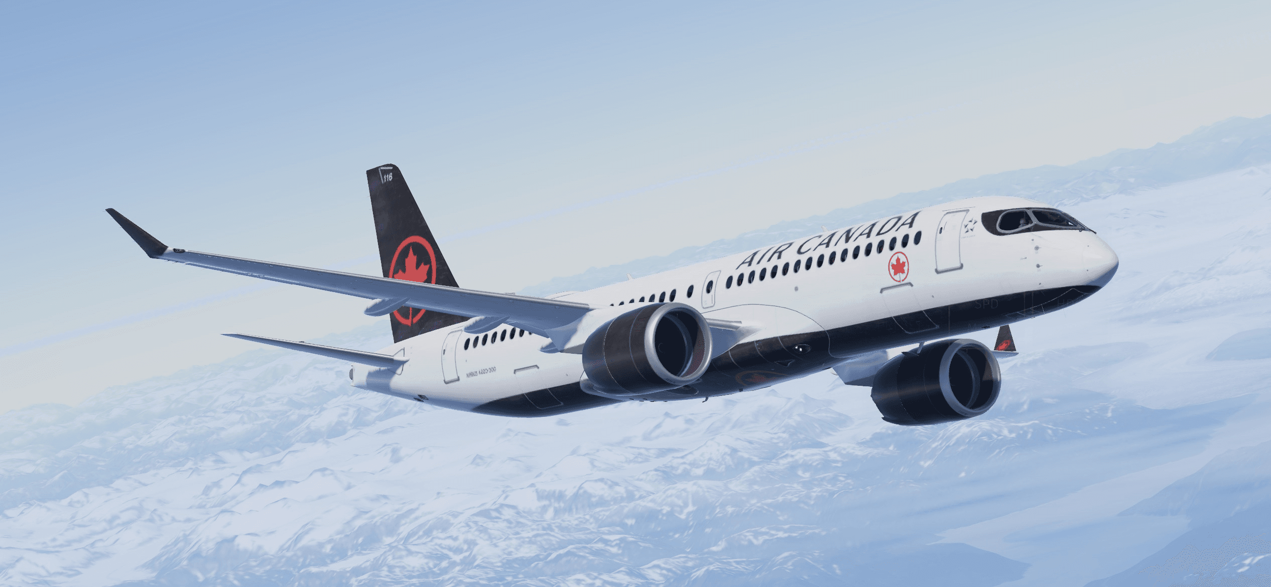 Air Canada mainline aircraft